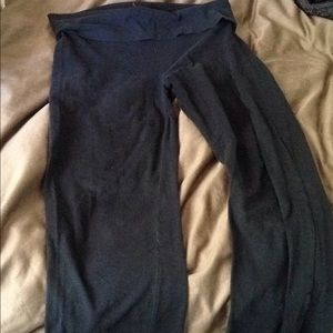 Blue yoga pants